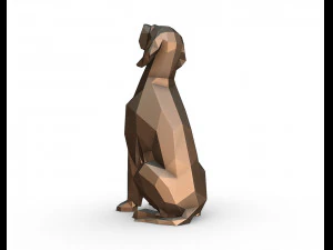 seter angielski Model do druku 3D