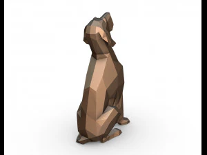 seter angielski Model do druku 3D