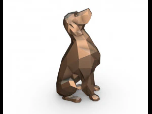 seter angielski Model do druku 3D