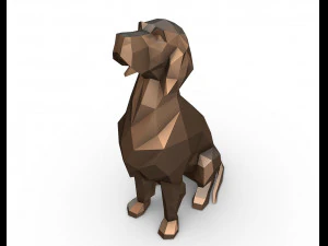 seter angielski Model do druku 3D