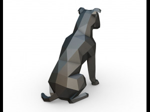 staffy staffordshire bull terrier 3D Baskı Modeli