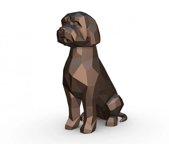 lagotto romagnolo 3D Print Model .c4d .max .obj .3ds .fbx .stl .blend