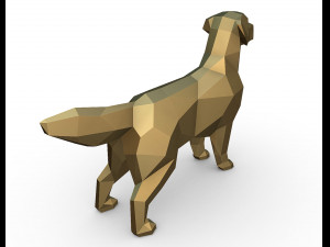 golden retriever 3D-printmodel