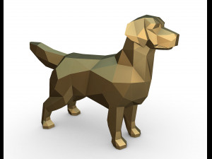 golden retriever 3D-printmodel