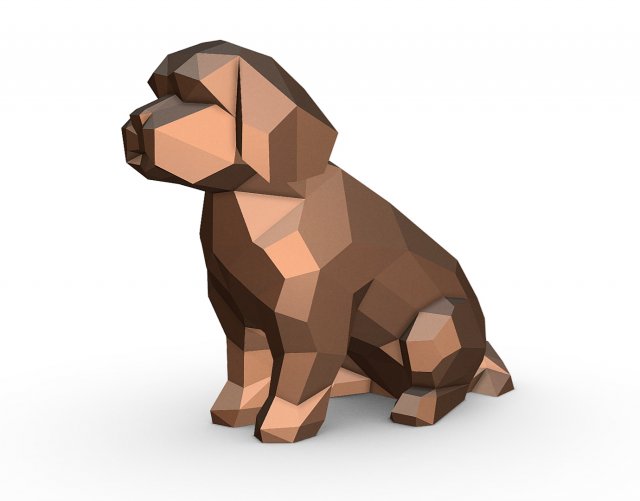 maltese dog Modelo de Impressão 3D .c4d .max .obj .3ds .fbx .stl .blend 