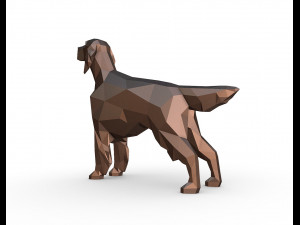 english setter 3D-Druckmodell