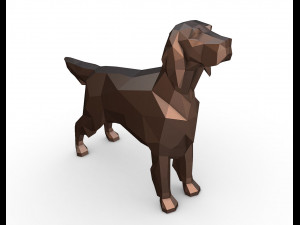 english setter 3D-Druckmodell