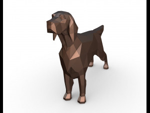english setter 3D-Druckmodell
