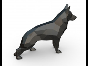 german shepherd figure Model Cetak 3D
