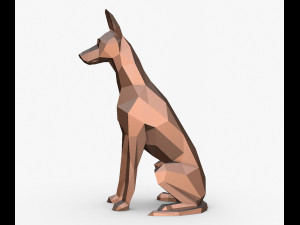 Podenco canario dog Modello di stampa 3D