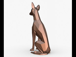 Podenco canario dog Modello di stampa 3D