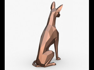 Podenco canario dog Modello di stampa 3D