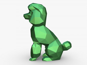Poodle figure 3D Baskı Modeli