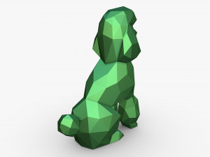 Poodle figure 3D Baskı Modeli