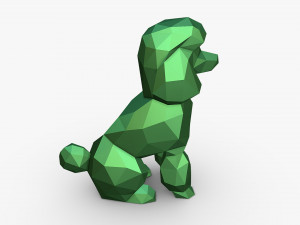 Poodle figure 3D Baskı Modeli