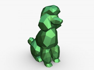 Poodle figure 3D Baskı Modeli