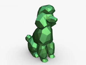 Poodle figure 3D Print Model