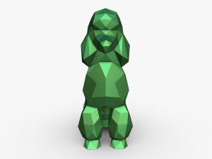 Poodle figure 3D Baskı Modeli