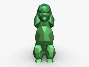 Poodle figure 3D Print Model