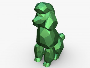 Poodle figure 3D Baskı Modeli