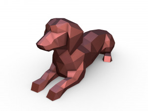 Dachshund figure Modelo de impresión 3D