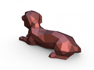 Dachshund figure Modelo de impresión 3D