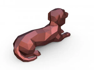 Dachshund figure 3D Print Model
