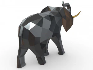 Elephant figure 3D Print Model
