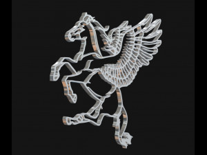Pegas Modelo de Impressão 3D