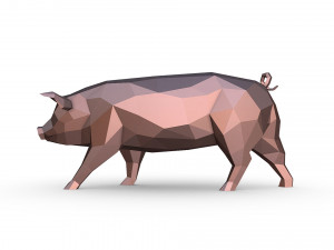 Pig figure 3D Print Model