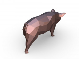 Pig figure 3D Print Model