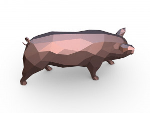 Pig figure 3D Print Model