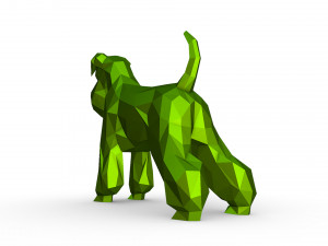 Schnauzer dog figure 3D 打印模型