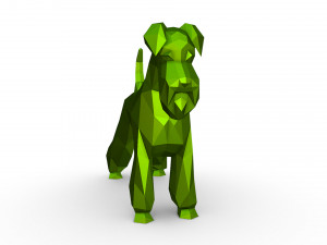 Schnauzer dog figure 3D 打印模型