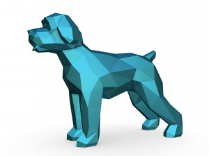 Wheaten Terrier 3D Print Model