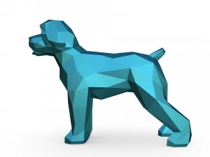 Wheaten Terrier 3D Print Model