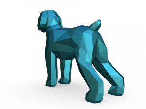 Wheaten Terrier 3D Print Model