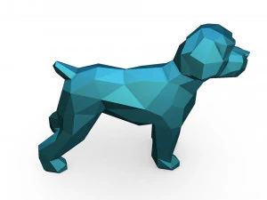 Wheaten Terrier 3D Print Model