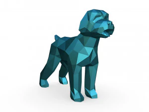 Wheaten Terrier 3D Print Model