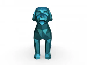Wheaten Terrier 3D Print Model