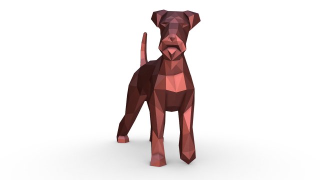 Airedale terrier 3D Принт Модель .c4d .max .obj .3ds .fbx .stl .blend 