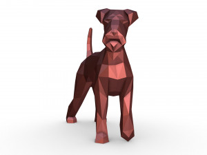 Airedale terrier 3D Print Model