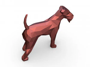 Airedale terrier 3D Print Model