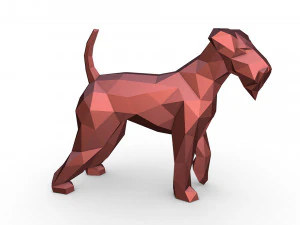 Airedale terrier 3D Print Model