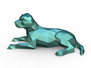 Staffy staffordshire bull terrier 3D-Druckmodell