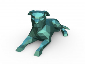 Staffy staffordshire bull terrier 3D-Druckmodell