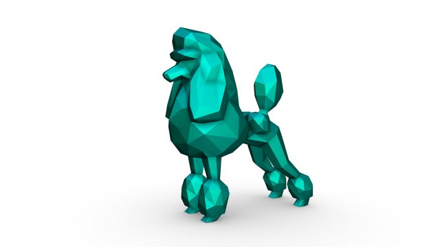 Poodle figure Modelo de impresión 3D .c4d .max .obj .3ds .fbx .stl .blend 