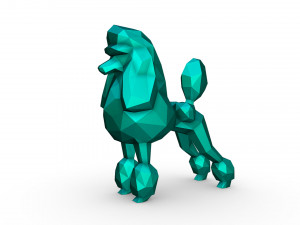 Poodle figure Modelo de impresión 3D