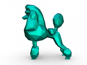 Poodle figure Modelo de impresión 3D