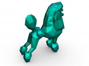 Poodle figure Modelo de impresión 3D